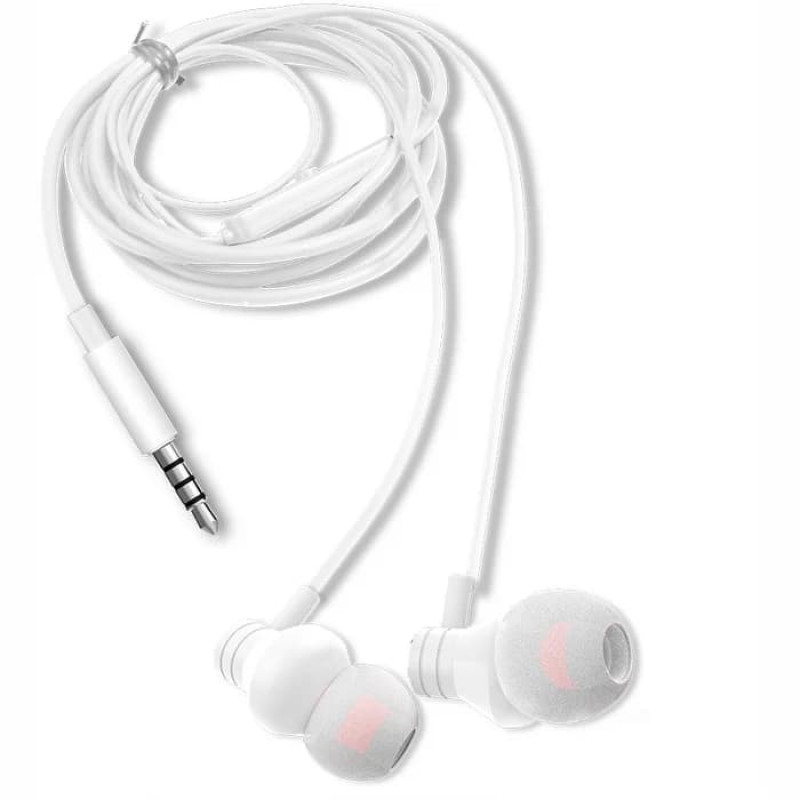 AIWA ESTM-50WT stereo slúchadlá do uší s mikrofónom, biele