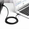 Ugreen US135 kábel USB 2.0 A-B pre tlačiareň, pozlátený, 1 m, čierny