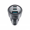 Joyroom JR-CCN19 autonabíjačka, 65 W, 2x USB-C + USB-A, tmavosivá