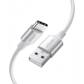 Ugreen US288 kábel USB na USB-C, 3 m, biely