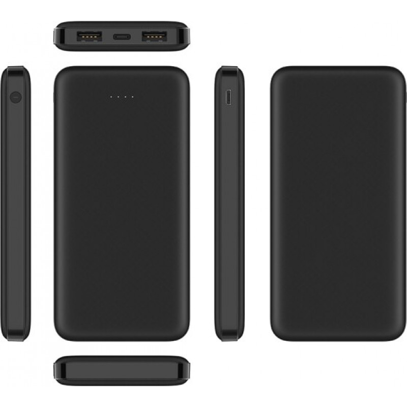 Veger A10 (W1065) powerbanka, 10000 mAh, 5 V 2 A, čierna