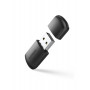 Ugreen externý dvojpásmový sieťový adaptér USB, WiFi 11ac AC650, čierny (CM448)