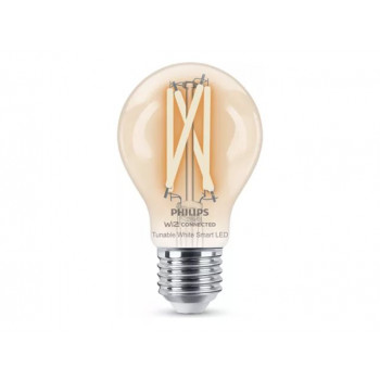 Philips Smart LED Filament A60 žiarovka (2 ks), E27, 7 W, nastaviteľná biela, Bluetooth, Wi-Fi