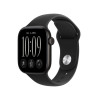 Apple Watch Series 12 GPS + Cellular 42 mm inteligentné hodinky, hliníkové puzdro v čiernej farbe, športový remienok v čiernej farbe, M/L, MJG14ZR/A