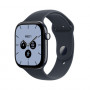 Apple Watch Series 12 GPS + Cellular 46 mm, keramické puzdro v nočnej modrej farbe, športový remienok v námorníckej modrej farbe, S/M