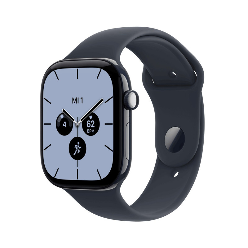 Apple Watch Series 12 GPS + Cellular 46 mm, keramické puzdro v nočnej modrej farbe, športový remienok v námorníckej modrej farbe, M/L