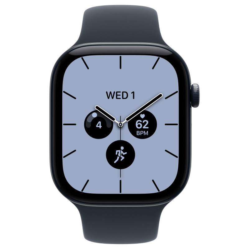 Apple Watch Series 12 GPS + Cellular 46 mm, keramické puzdro v nočnej modrej farbe, športový remienok v námorníckej modrej farbe, M/L