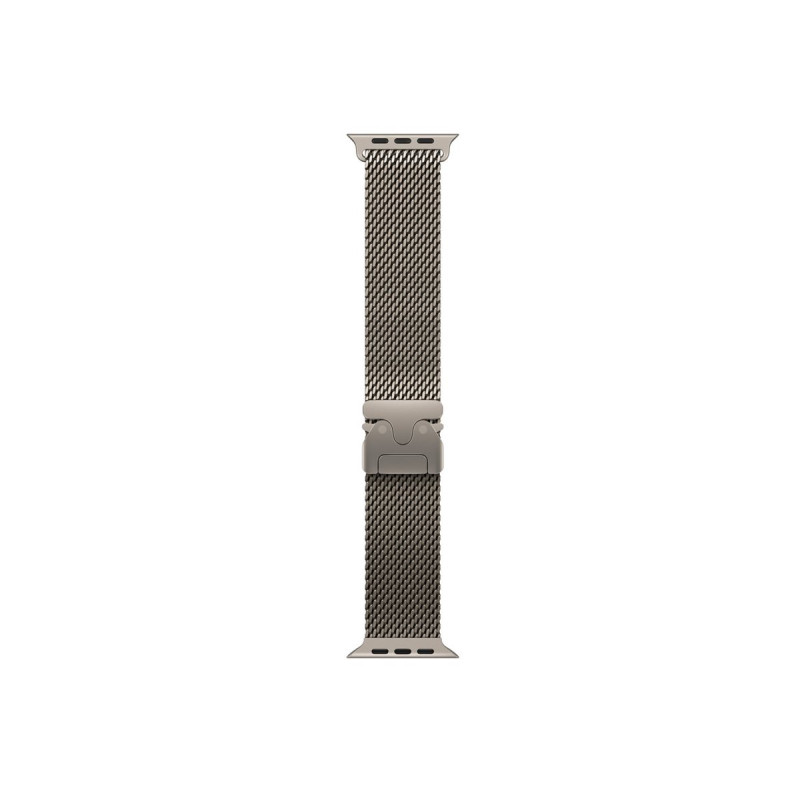 Apple MK0D4ZM/A titánový milánsky remienok pre Apple Watch, 49 mm, prírodný titán, Medium