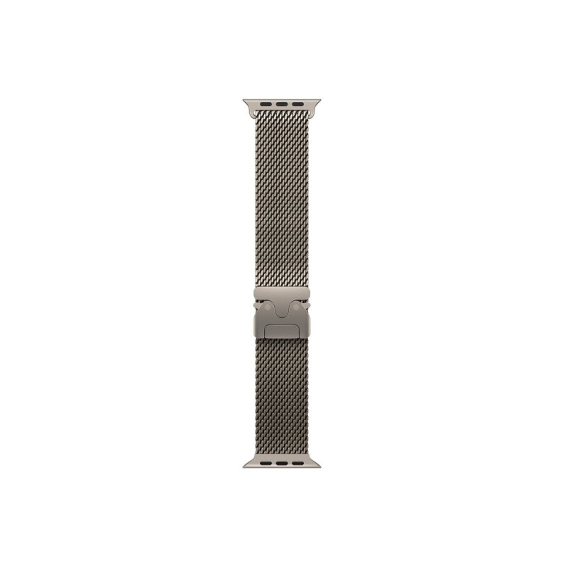 Apple MK0E4ZM/A titánový milánsky remienok pre Apple Watch, 49 mm, prírodný titán, Large