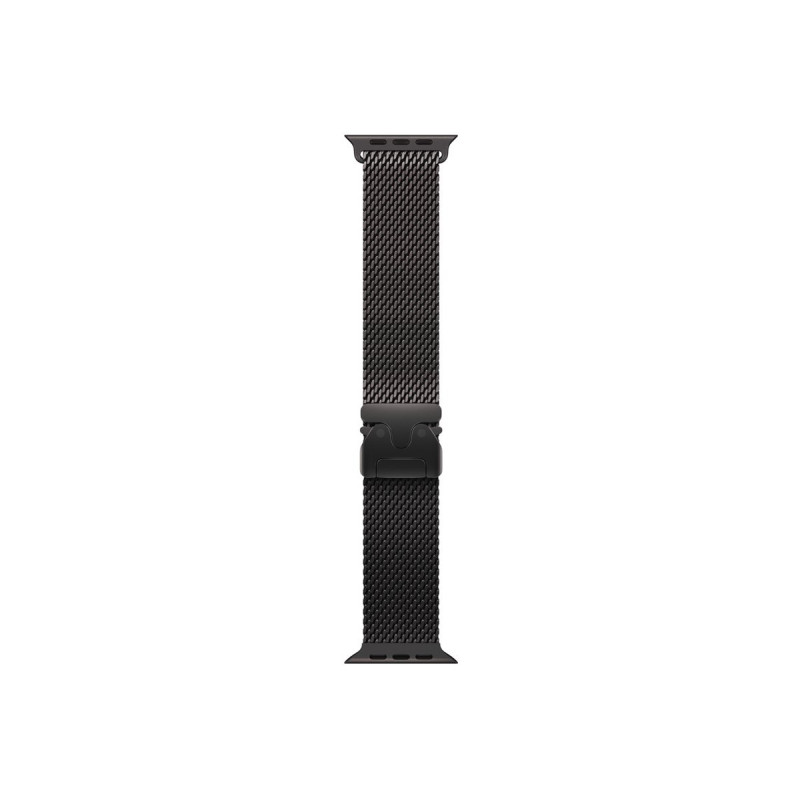Apple MK0G4ZM/A titánový milánsky remienok pre Apple Watch, 49 mm, čierny titán, Medium