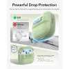 ESR Pulse HaloLock MagSafe puzdro pre Apple AirPods 4 / 5, svetlozelené