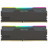 Pamäťová sada Klevv Cras V RGB KD5AGUA80-64B300G DDR5-6400 CL30 32 GB (2 x 16 GB), čierna