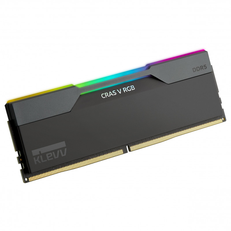 Pamäťová sada Klevv Cras V RGB KD5AGUA80-64B300G DDR5-6400 CL30 32 GB (2 x 16 GB), čierna