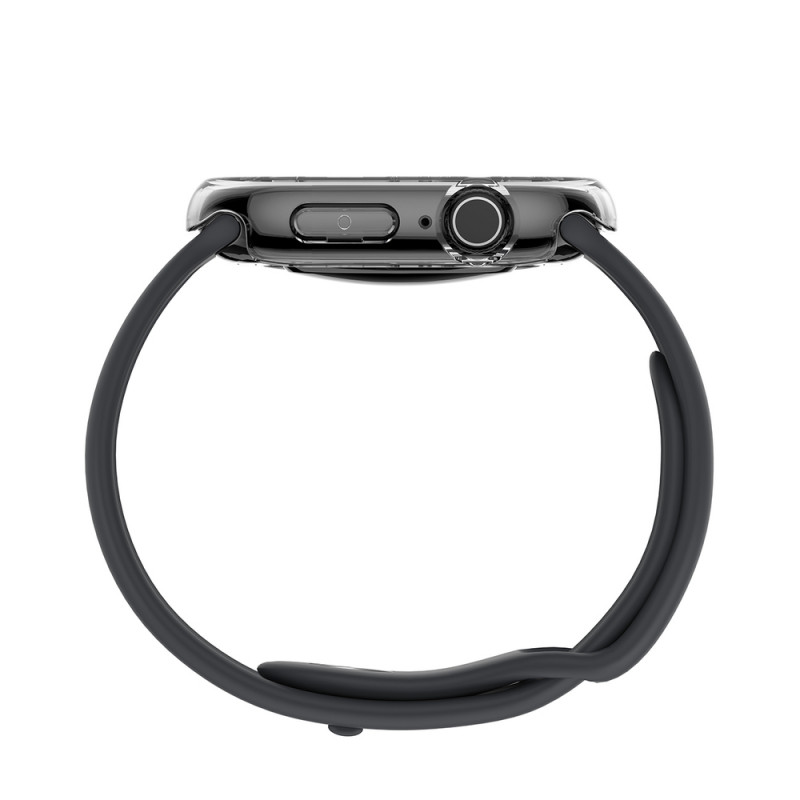 AmazingThing Minimal Case ochranné puzdro na Apple Watch 46 mm, priehľadné