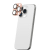 AmazingThing Aviation-Grade Alloy ochranné tvrdené sklo na objektívy fotoaparátu pre iPhone 16 Pro / 16 Pro Max, ružové zlato