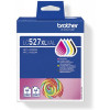 Brother LC527XLVAL value pack atramentových kaziet (4 ks), vysoká výdatnosť, čierna, žltá, azúrová, purpurová