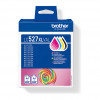 Brother LC527XLVAL value pack atramentových kaziet (4 ks), vysoká výdatnosť, čierna, žltá, azúrová, purpurová