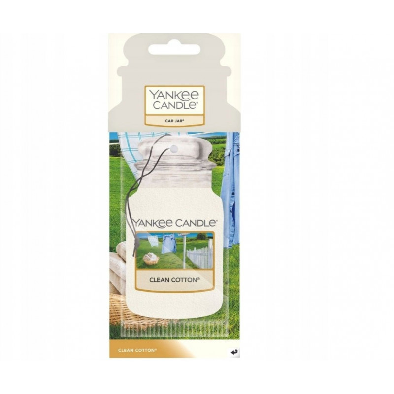 Yankee Candle Clean Cotton závesná vôňa do auta