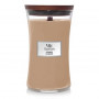 WoodWick Cashmere veľká sviečka, 610 g, hnedá