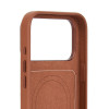 Mujjo Troubadour modulárne kožené puzdro pre Apple iPhone 18 Pro / 17 Pro, MagSafe, svetlohnedé