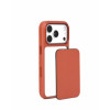 Mujjo Troubadour modulárne kožené puzdro pre Apple iPhone 18 Pro / 17 Pro, MagSafe, terakotové