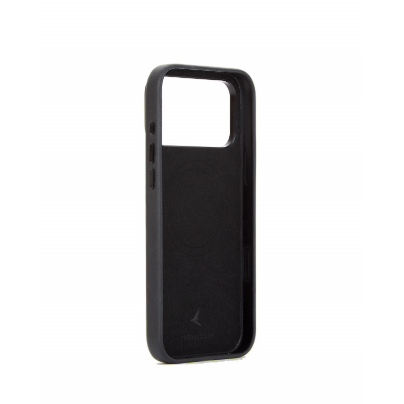 Mujjo Troubadour kožené puzdro pre Apple iPhone 18 Pro Max / 17 Pro Max, MagSafe, čierne