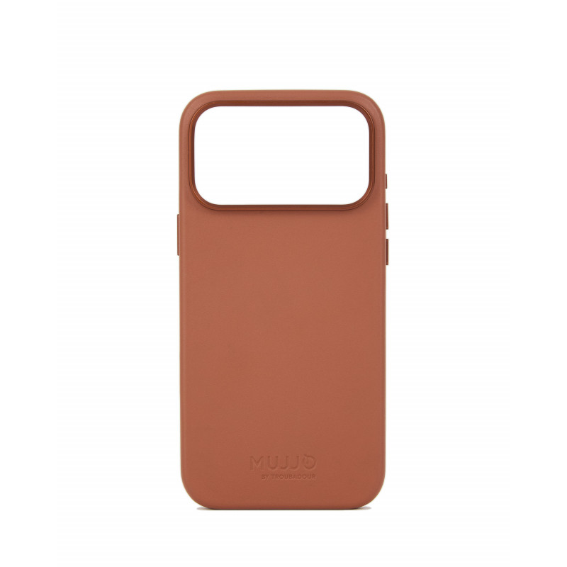 Mujjo Troubadour kožené puzdro pre Apple iPhone 18 Pro Max / 17 Pro Max, MagSafe, svetlohnedé