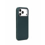 Mujjo Troubadour kožené puzdro pre Apple iPhone 18 Pro Max / 17 Pro Max, MagSafe, obsidiánovo zelené