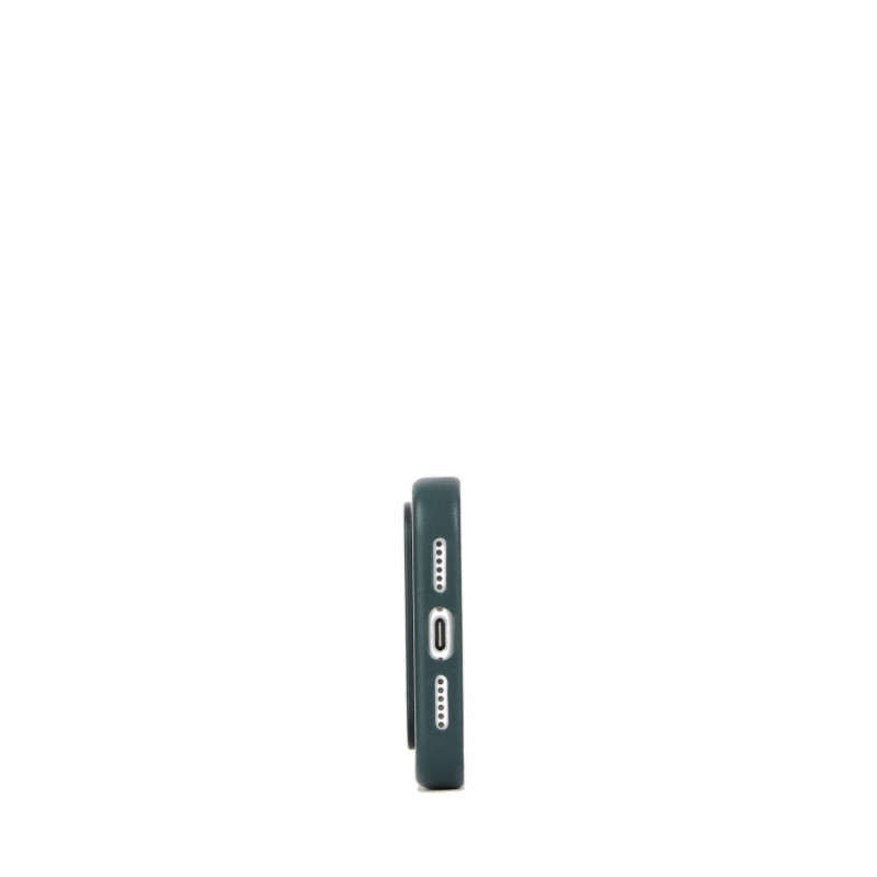 Mujjo Troubadour kožené puzdro pre Apple iPhone 18 Pro Max / 17 Pro Max, MagSafe, obsidiánovo zelené