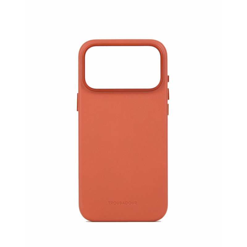 Mujjo Troubadour kožené puzdro pre Apple iPhone 18 Pro Max / 17 Pro Max, MagSafe, terakotové