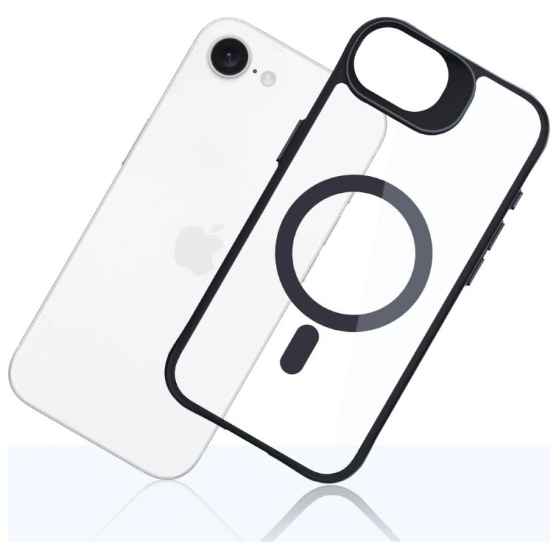 3MK Satin Armor MagCase puzdro pre Apple iPhone 17e / 16e, priehľadné