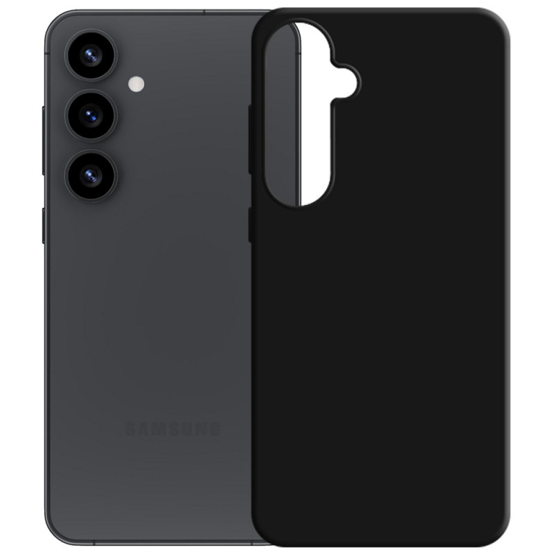 3MK Silicone Case silikónové puzdro pre Samsung Galaxy S25, čierne