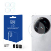 3MK Lens Protection hybridné ochranné sklo na objektív fotoaparátu pre Xiaomi 15 Ultra (4 ks)