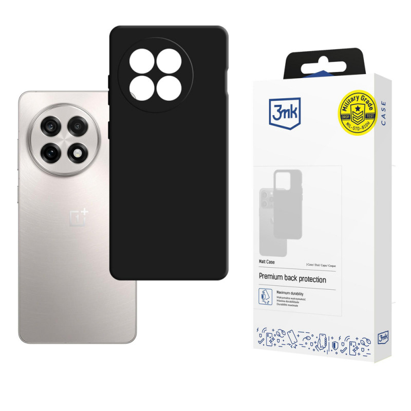 3MK Matt Case puzdro na smartfón OnePlus 13R / Ace 5, čierne