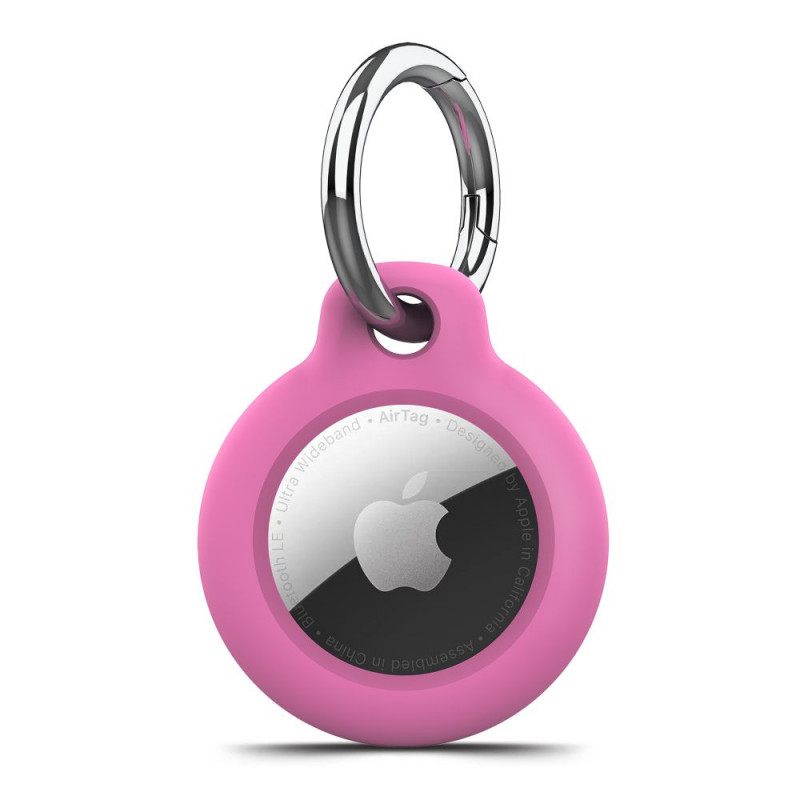 Tech-Protect Rough ochranný prívesok na kľúče pre Apple AirTag 1 / 2, ružový