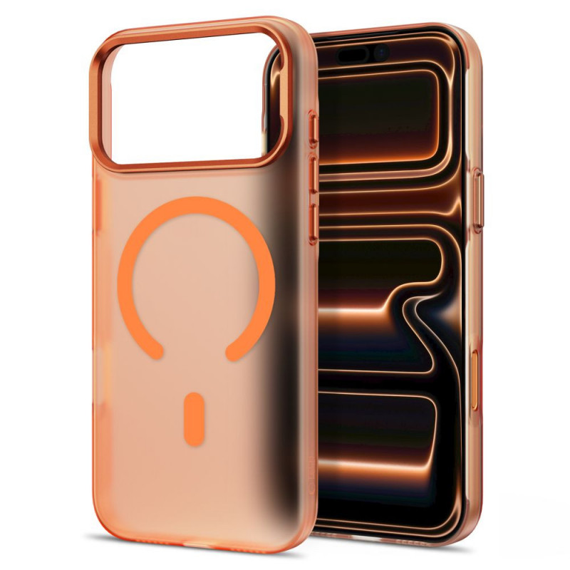 Tech-Protect MagZero MagSafe puzdro pre Apple iPhone 17 Pro / 18 Pro, matné Cosmic Orange