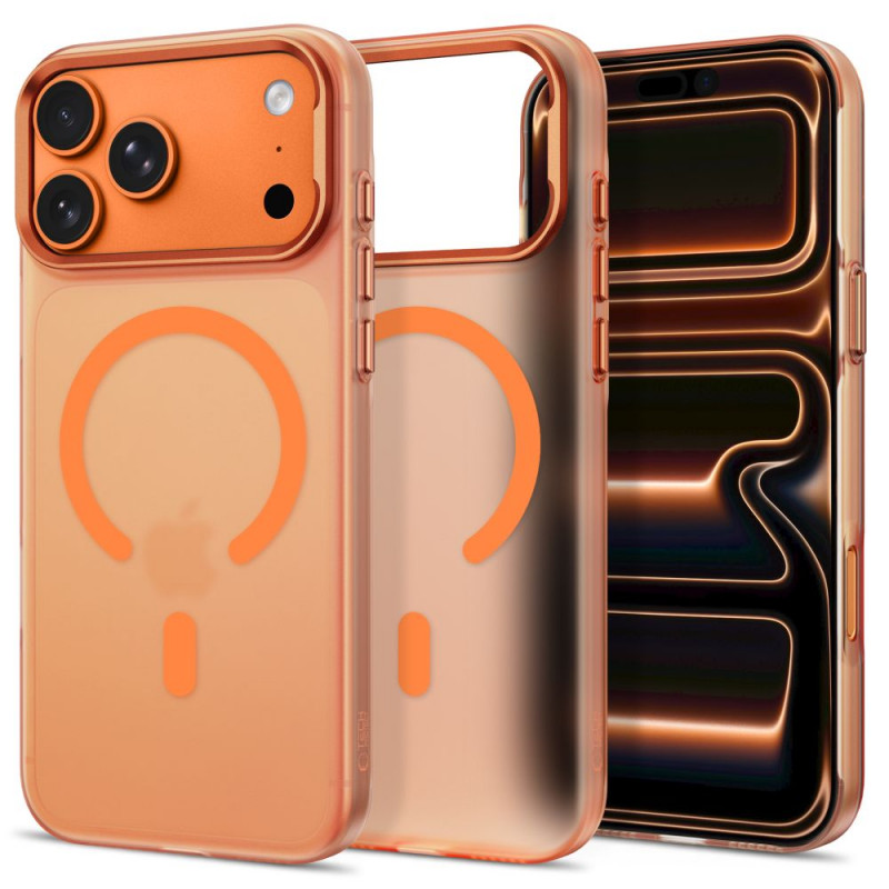 Tech-Protect MagZero MagSafe puzdro pre Apple iPhone 17 Pro Max / 18 Pro Max, matné Cosmic Orange