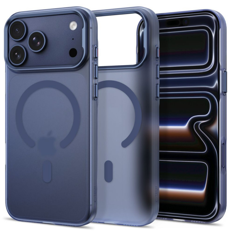 Tech-Protect MagZero MagSafe puzdro pre Apple iPhone 17 Pro Max / 18 Pro Max, matné tmavomodré
