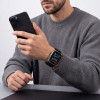 Tech-Protect Nylon Sport remienok na Apple Watch 44/45/46/49 mm, čierny