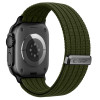 Tech-Protect Nylon Sport remienok na Apple Watch 44/45/46/49 mm, tmavozelený