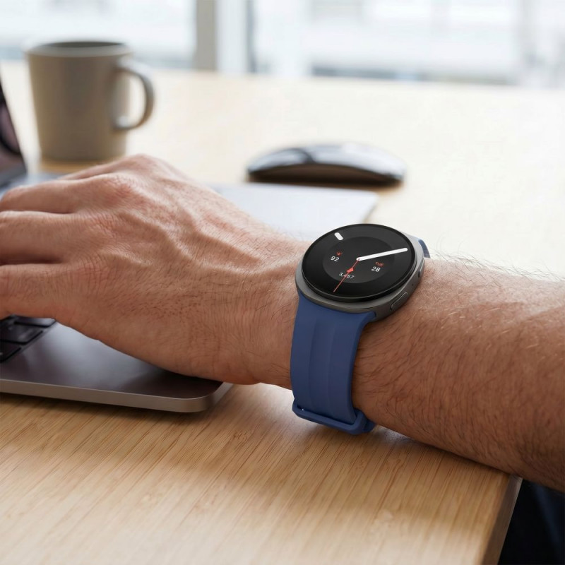 Tech-Protect Silicone Evo remienok pre Samsung Galaxy Watch 8 / 9 / Classic 40 / 44 / 46 mm, námornícka modrá
