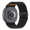 Tech-Protect Nylon Clasp remienok na hodinky pre Samsung Galaxy Watch 8 / 9 / Classic 40 / 44 / 46 mm, čierny