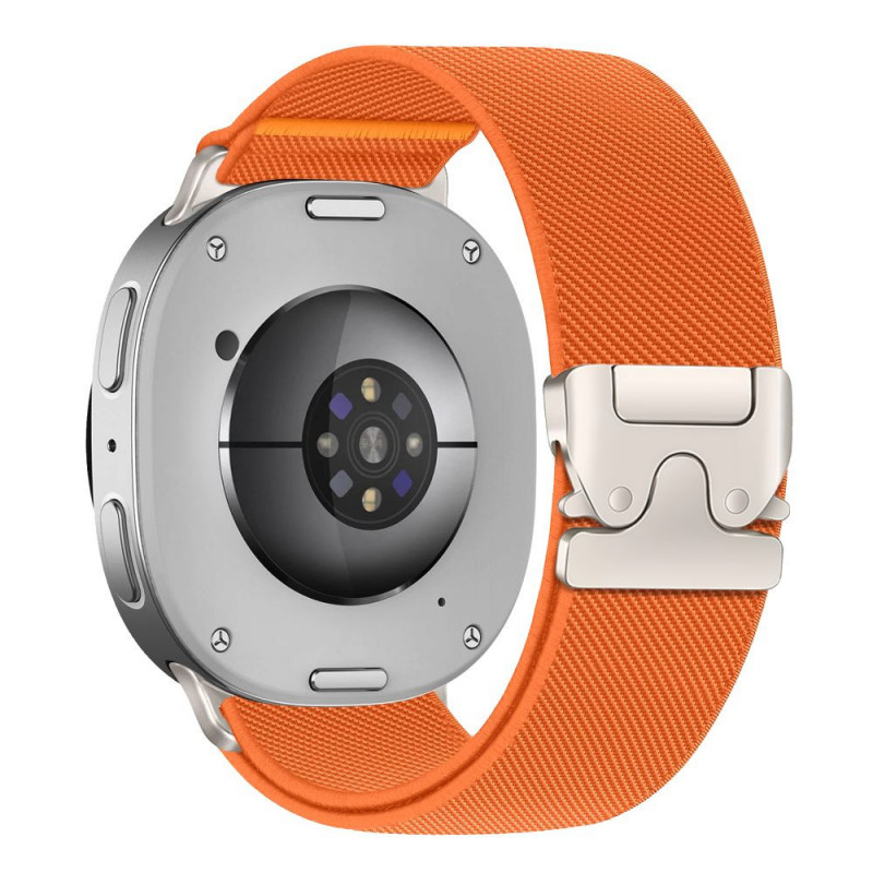 Tech-Protect Nylon Clasp remienok na hodinky pre Samsung Galaxy Watch 8 / 9 / Classic 40 / 44 / 46 mm, oranžový