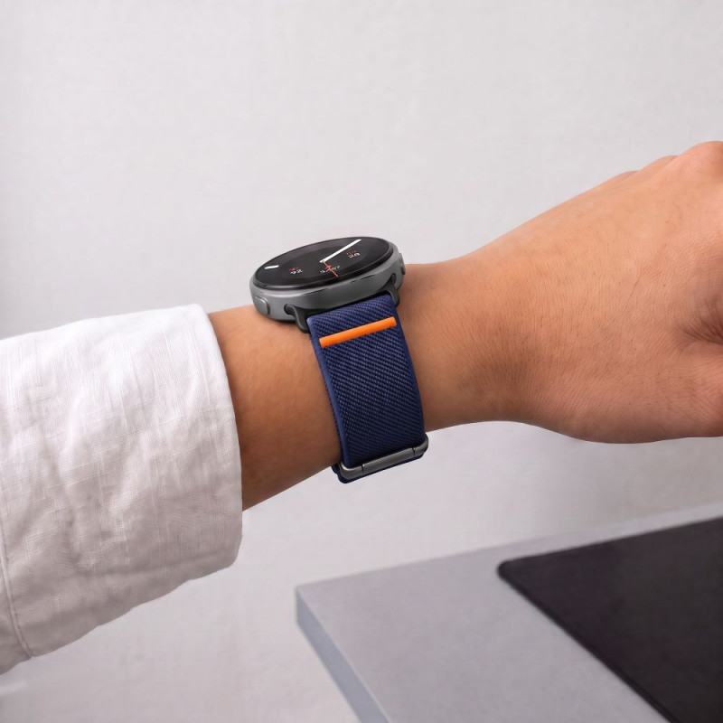 Tech-Protect Nylon Clasp remienok na hodinky pre Samsung Galaxy Watch 8 / 9 / Classic 40 / 44 / 46 mm, námornícky modrý