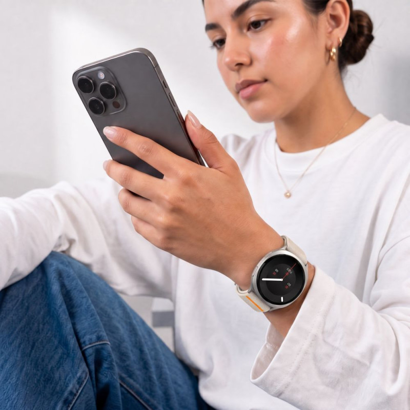 Tech-Protect Nylon Clasp remienok na hodinky pre Samsung Galaxy Watch 8 / 9 / Classic 40 / 44 / 46 mm, Starlight