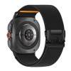 Tech-Protect Nylon Clasp remienok na hodinky pre Samsung Galaxy Watch Ultra 1 / 2 2024-2026 47 mm, čierny