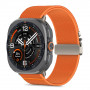 Tech-Protect Nylon Clasp remienok na hodinky pre Samsung Galaxy Watch Ultra 1 / 2 2024-2026 47 mm, oranžový