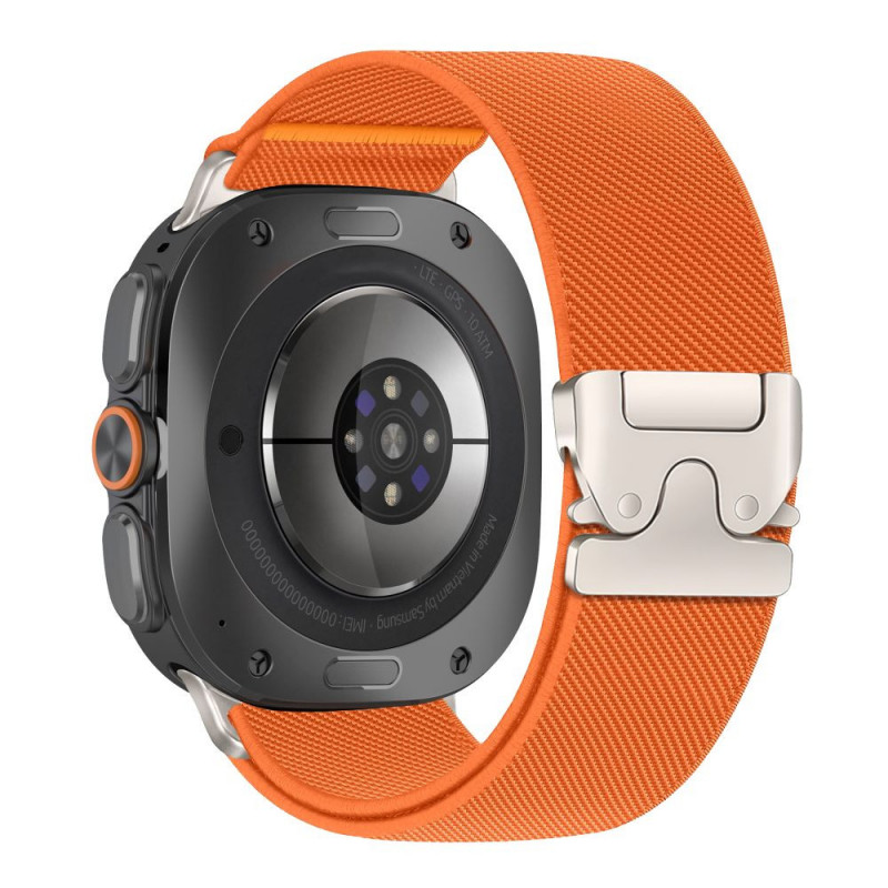 Tech-Protect Nylon Clasp remienok na hodinky pre Samsung Galaxy Watch Ultra 1 / 2 2024-2026 47 mm, oranžový