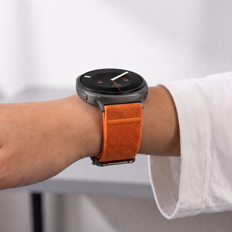Tech-Protect Nylon Clasp remienok na hodinky pre Samsung Galaxy Watch Ultra 1 / 2 2024-2026 47 mm, oranžový