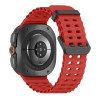 Tech-Protect Iconband Pro remienok na hodinky pre Samsung Galaxy Watch Ultra 1 / 2 2024-2026 47 mm, karmínovo červený